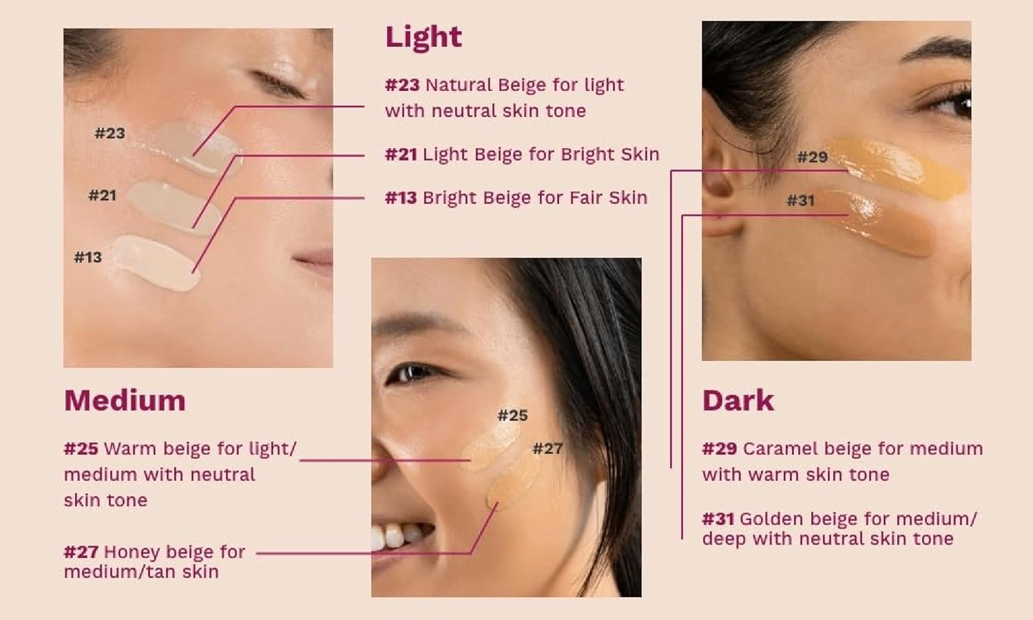 Missha M Perfect Cover Bb Cream Spf42 Pa+++, 21 Light Beige